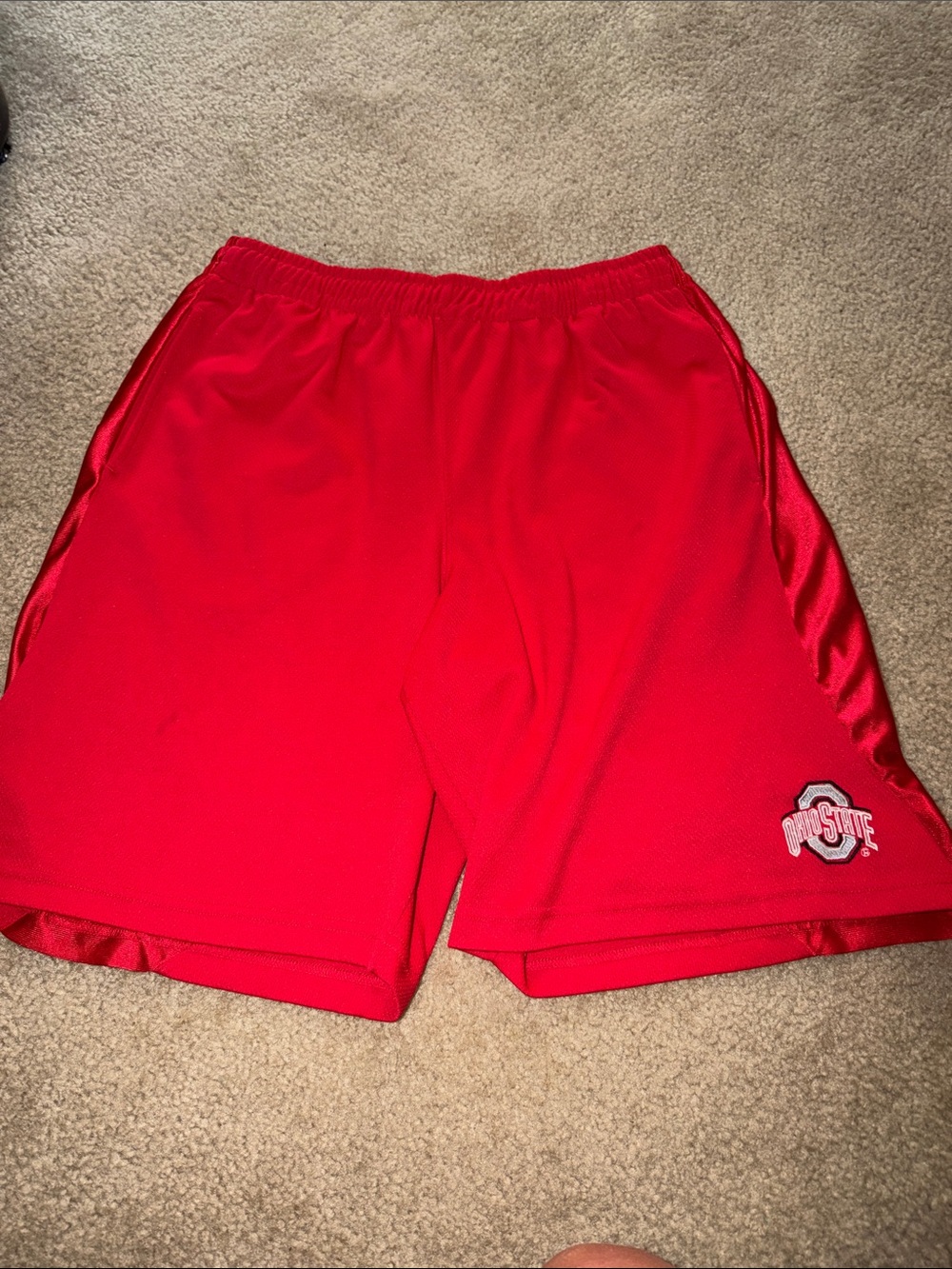 Red Men's Athletic Shorts Ohio state